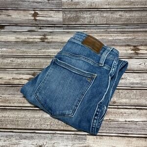 Madewell High Rise Skinny Jeans Button Fly Denim Blue Womens‎ Size 28P